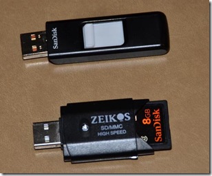 gadgets memory stick, digital flash card reader