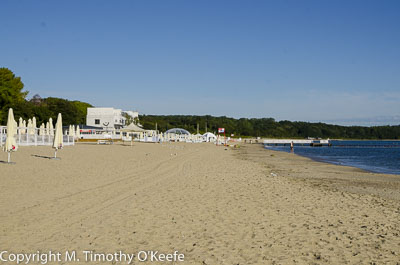 Beach at Sopot Poland Baltic Sea
