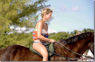 woman on horseback