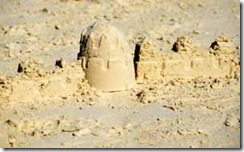 3 half moon sand castle