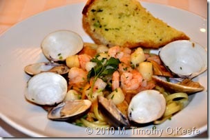 Clam and shrimp appetizer