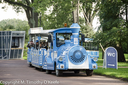 Alexandria Park train tram, Peterhof, St. Petersburg Russia